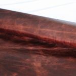 Dark brown leather
